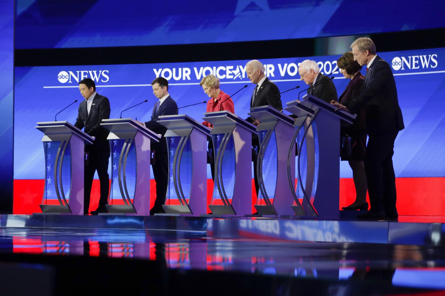 Democratic presidential debate on Feb. 7, 2020