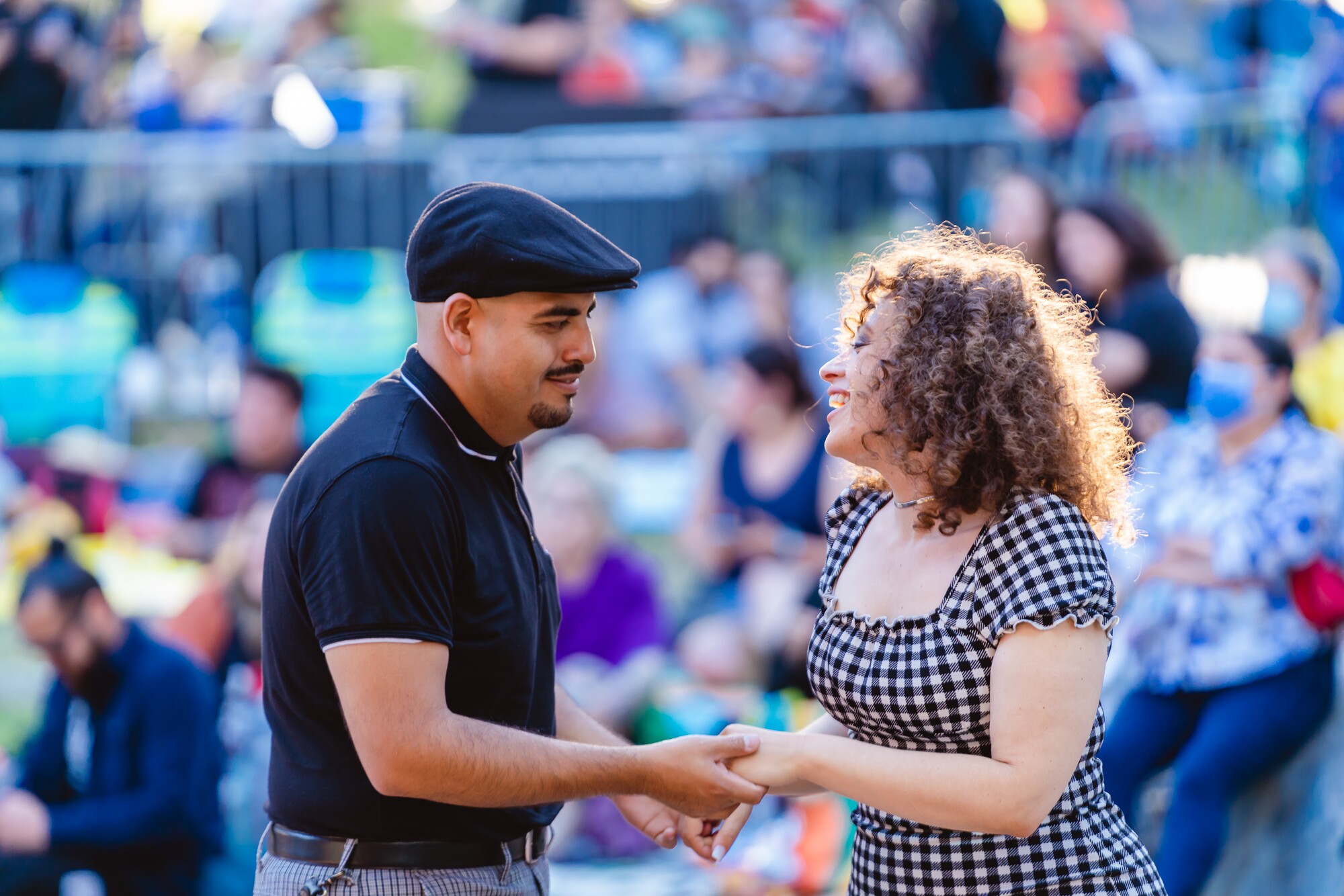 Una imagen de la audiencia presente en el Levitt Pavilion.