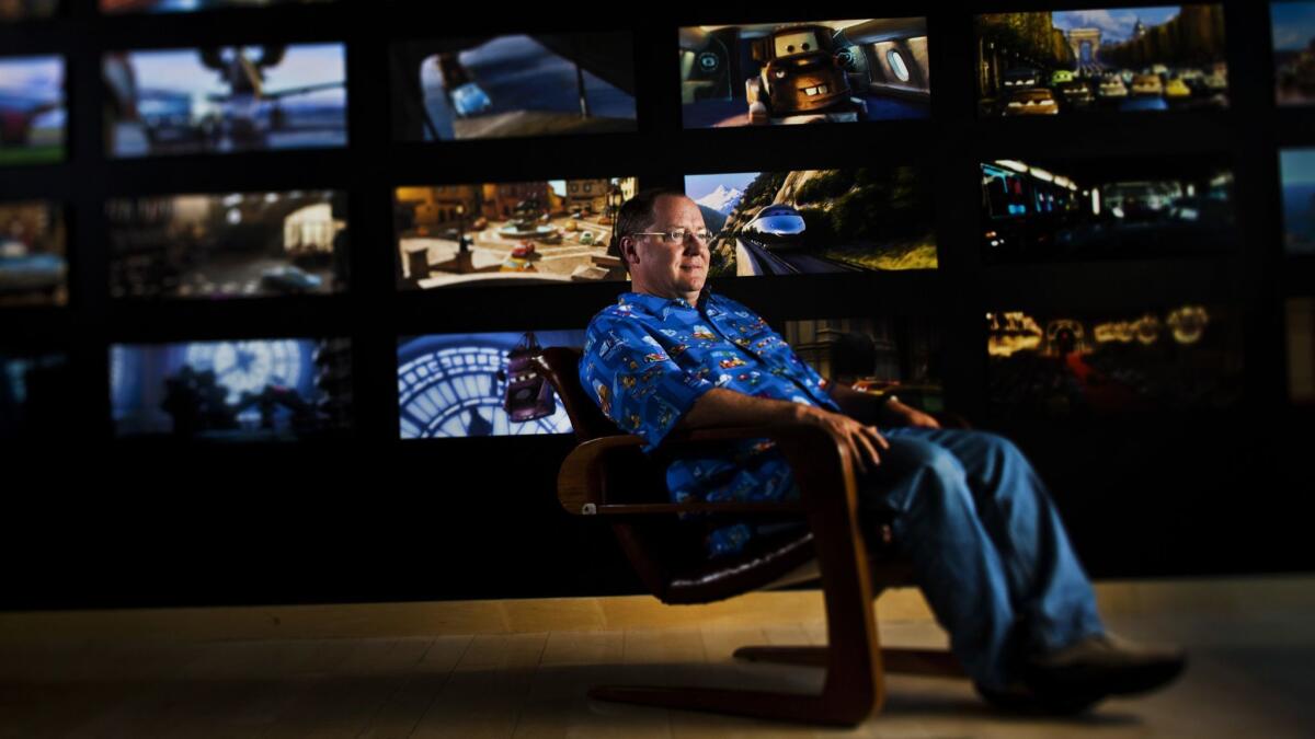 John Lasseter at Pixar headquarters in Emeryville, Calif., in 2011.