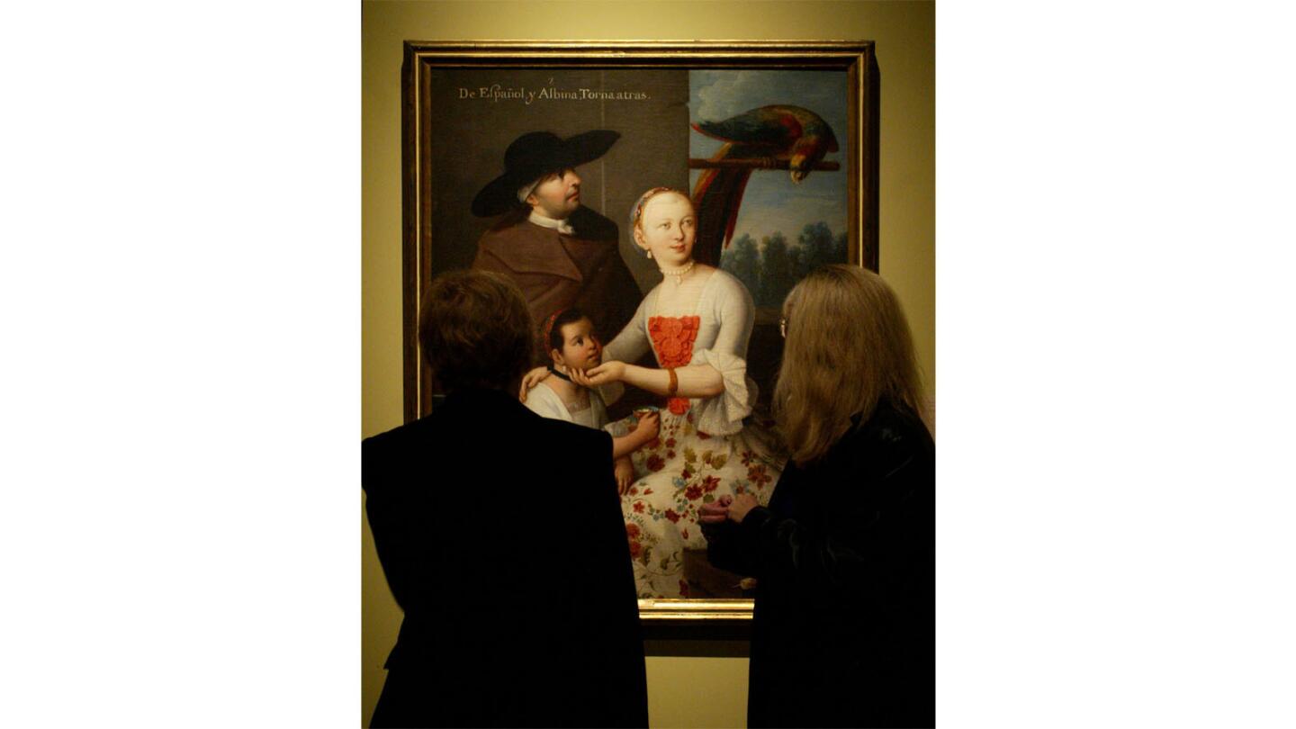 One of the 16 casta paintings in private collections