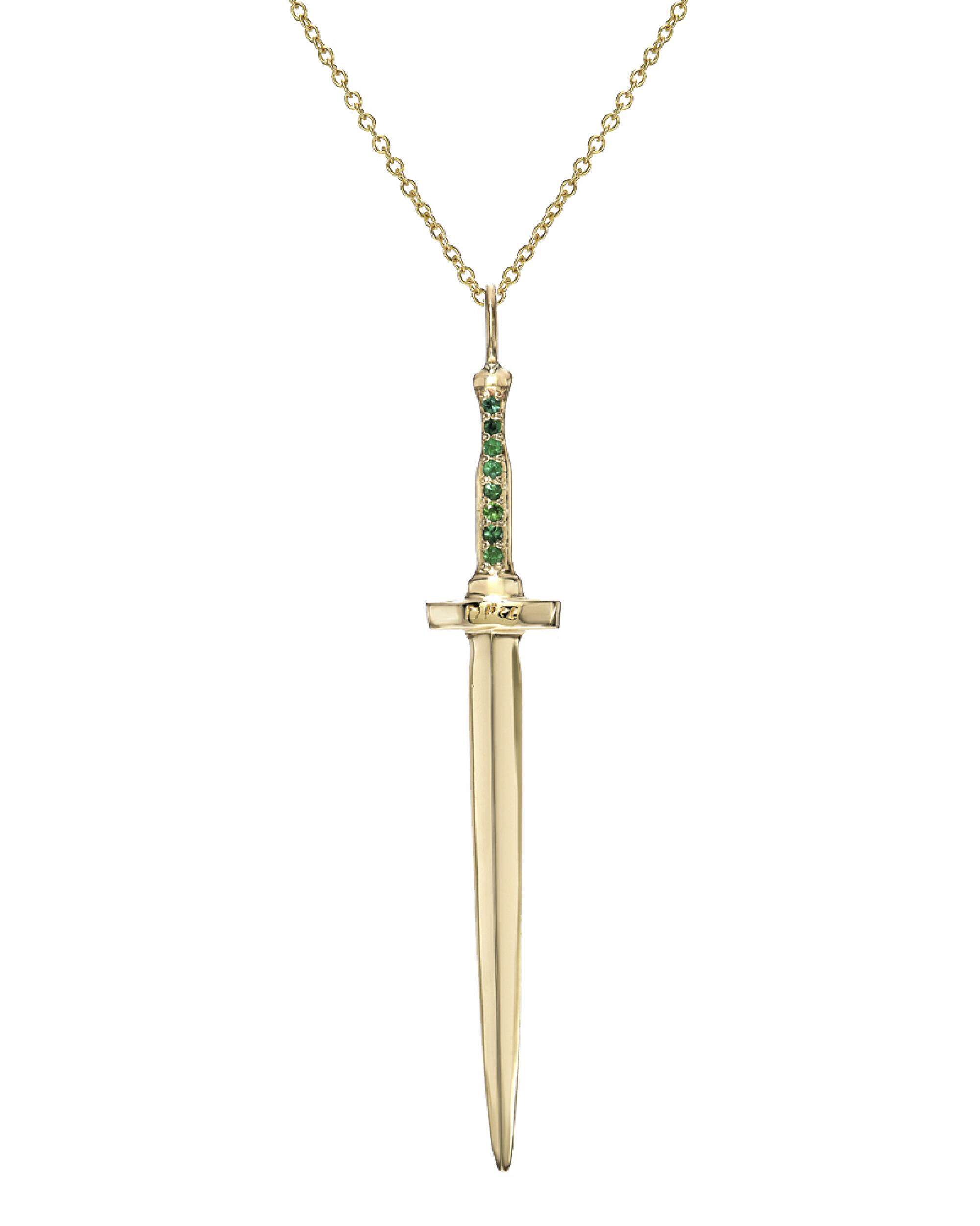 A dagger pendant from Dru.