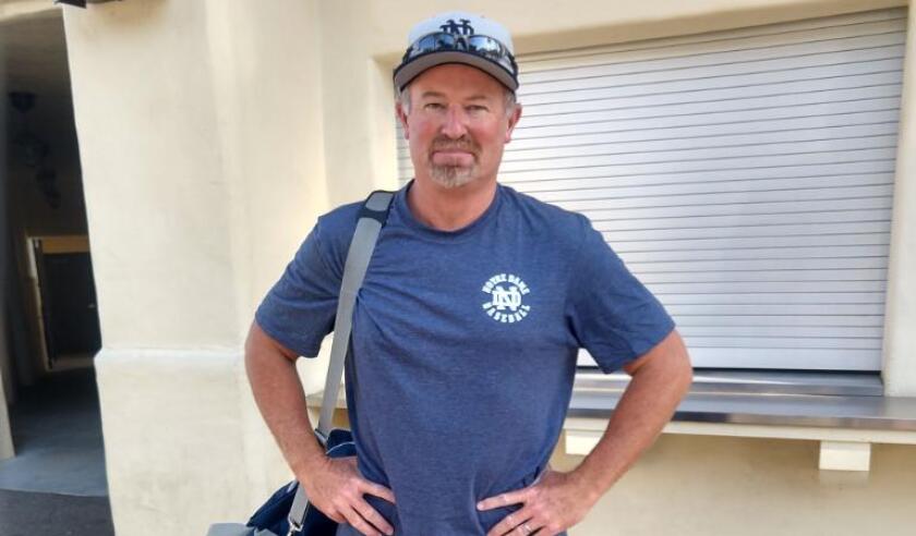 Former Alemany baseball coach Randy Thompson will go from red to Sherman Oaks Notre Dame blue, joining the Knights as an assistant coach.