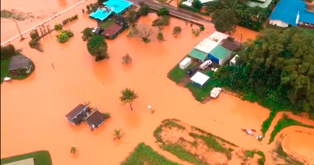 A Hawaiian island got about 50 inches of rain in 24 hours. Scientists