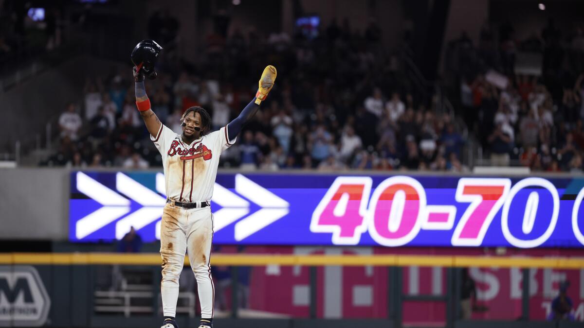 Column: After historic regular season, Acuña gets a chance to really shine  in playoffs - The San Diego Union-Tribune