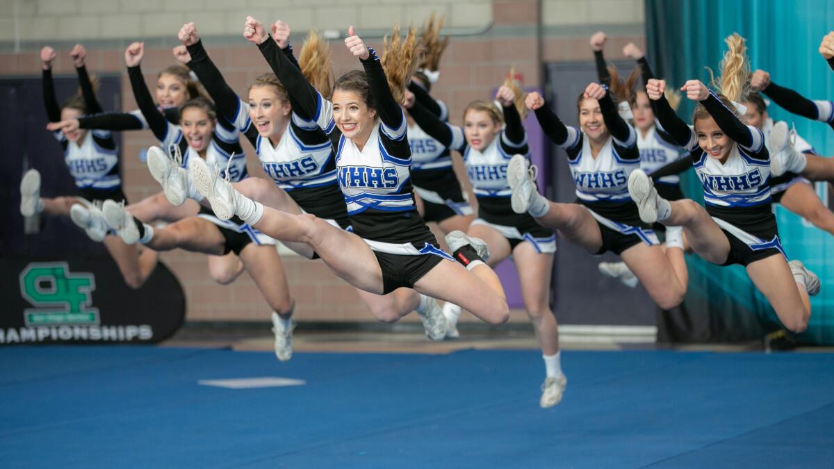 High school teams gather for competitive cheer - The San Diego Union-Tribune