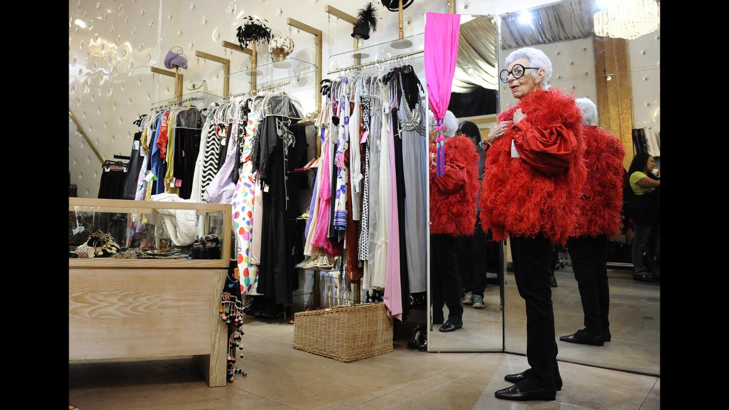 Shopping with Iris Apfel