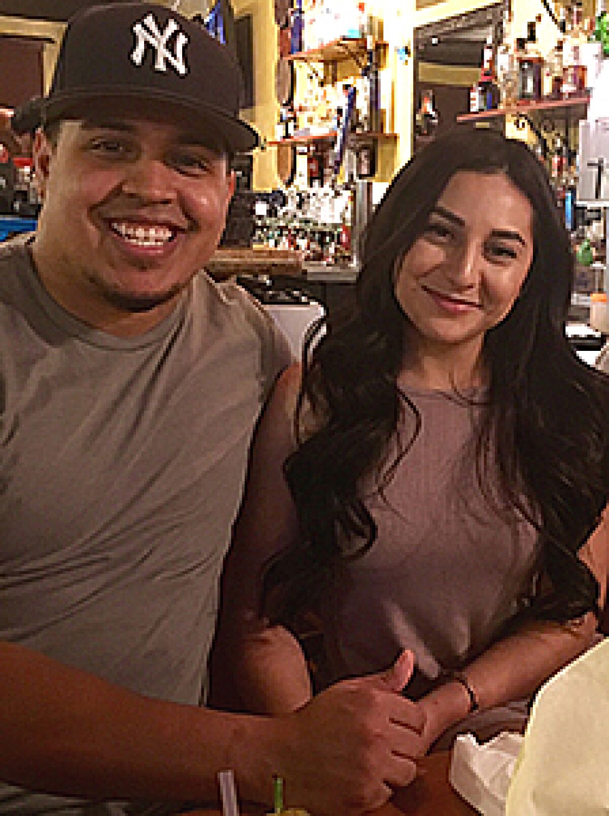 Jonathon Reynoso and Audrey Moran in an undated photo. The couple went missing in 2017.