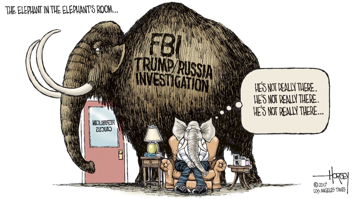 Republicans are trying to ignore the FBI elephant in the room.
