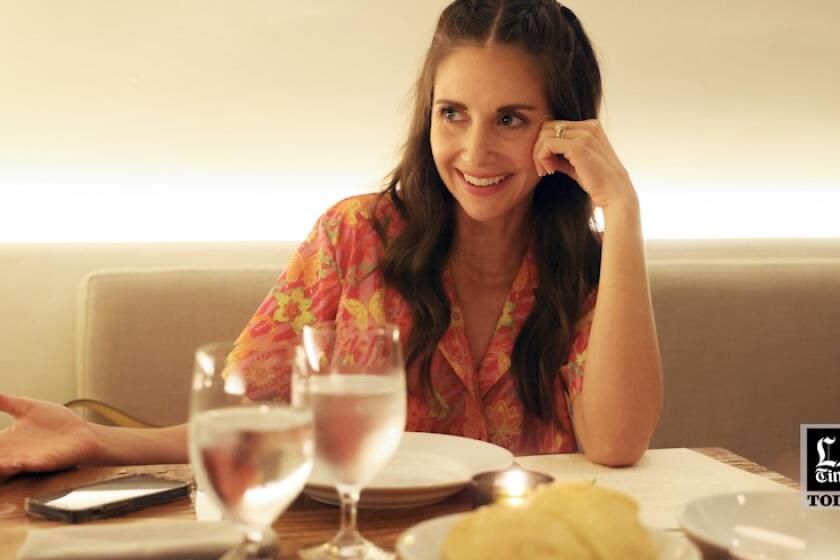 LA Times Today: Inside an L.A. pasta crawl with actress Alison Brie