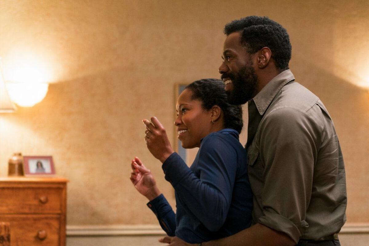 Regina King as Sharon and Colman Domingo as Joseph in Barry Jenkins' "If Beale Street Could Talk."
