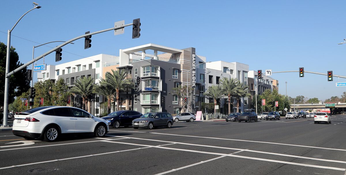 Costa Mesa's 240-unit Baker Block was approved for the corner of Baker and Pullman streets before Measure Y was passed.