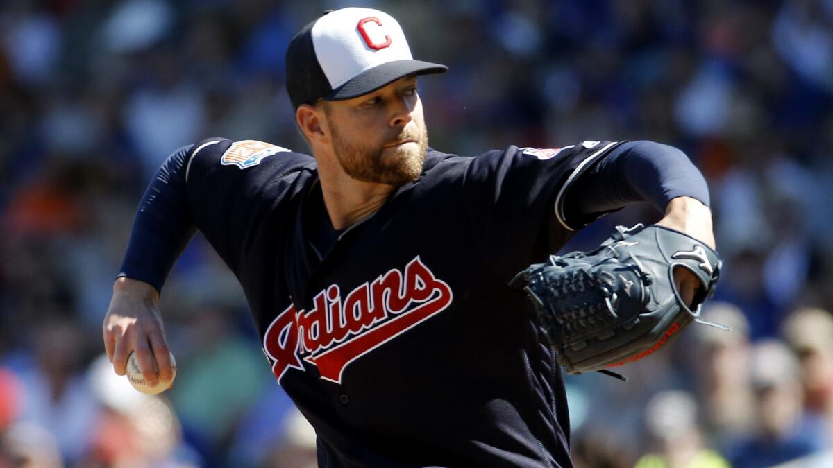 Indians ace Corey Kluber, the 2014 Cy Young Award winner, leads the best rotation in the American League.
