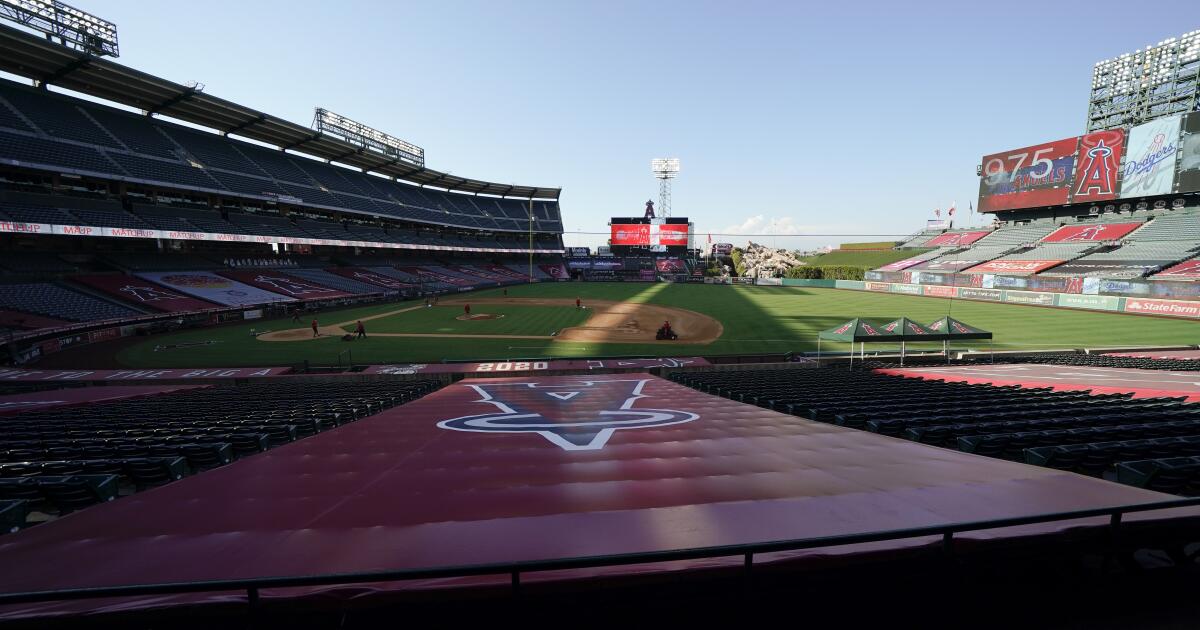 Here's how big the Angels' new scoreboards are (and other Angel Stadium  improvements) – Orange County Register