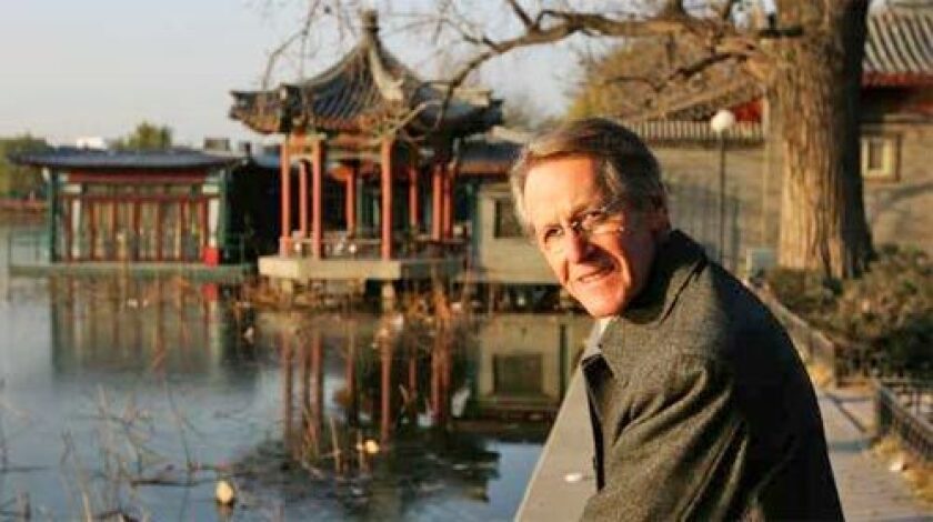 BROADCAST NEWS IN CHINA: I dont feel that any of us are employed to be stooges, Edwin Maher says of fellow foreigners at Chinas English-language television station, CCTV. But obviously there are limits. Above, he relaxes in Beijing.