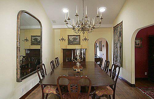 The dining room table