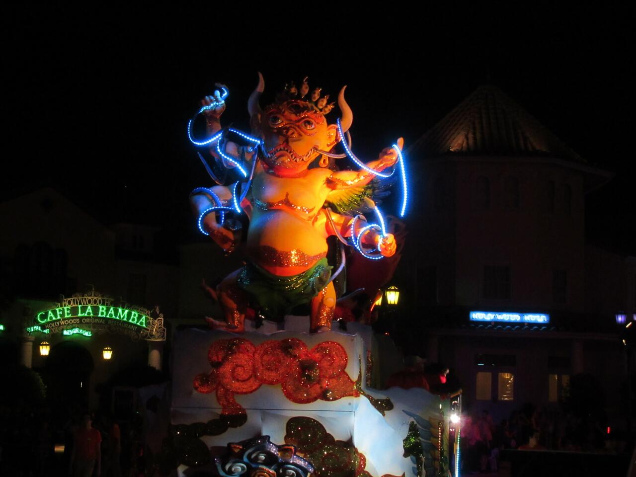 Rise of the Garuda is one of the new floats brought in for the 2017 edition of Mardi Gras at Universal Studios theme park in Orlando.