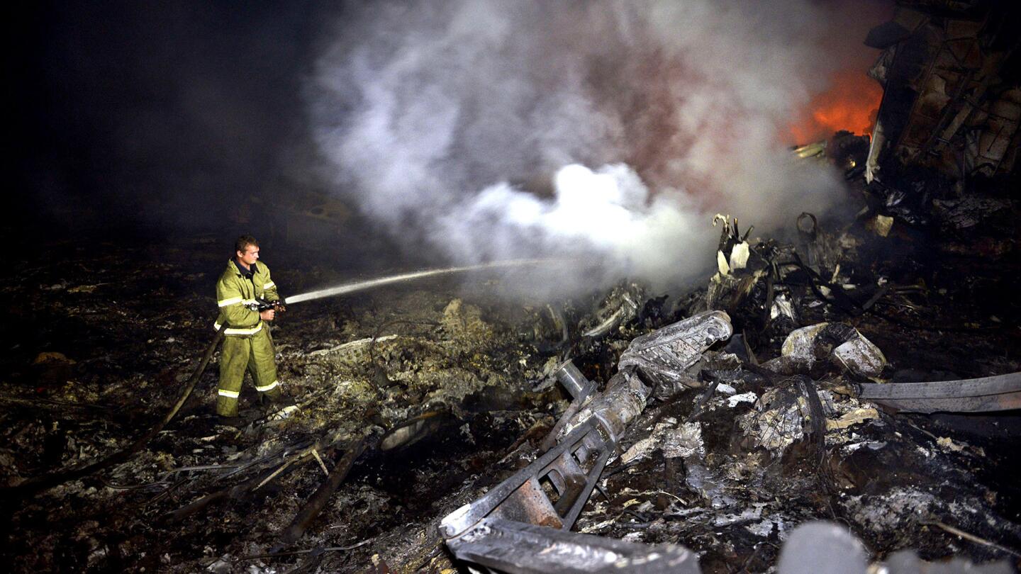 Malaysia Airlines jet crashes in Ukraine