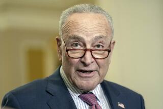 FILE - Sen. Majority Leader Chuck Schumer, D-N.Y., talks after a policy luncheon on Capitol Hill Wednesday, May 1, 2024, in Washington. Schumer announced Sunday, May 5, a $400 million increase in federal funding that will be available for security in houses of worship. Places like mosques and synagogues can apply to use the money to hire security personnel or install cameras. (AP Photo/Mariam Zuhaib, File)