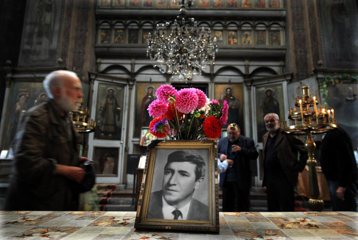 A memorial service Wednesday in a Sofia cathedral marked 35 years since the poisoning death of Bulgarian dissident Georgy Markov in London.
