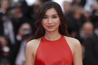 Gemma Chan poses for photographers upon arrival at the premiere of the film 'Indiana Jones and the Dial of Destiny' at the 76th international film festival, Cannes, southern France, Thursday, May 18, 2023. (Photo by Vianney Le Caer/Invision/AP)