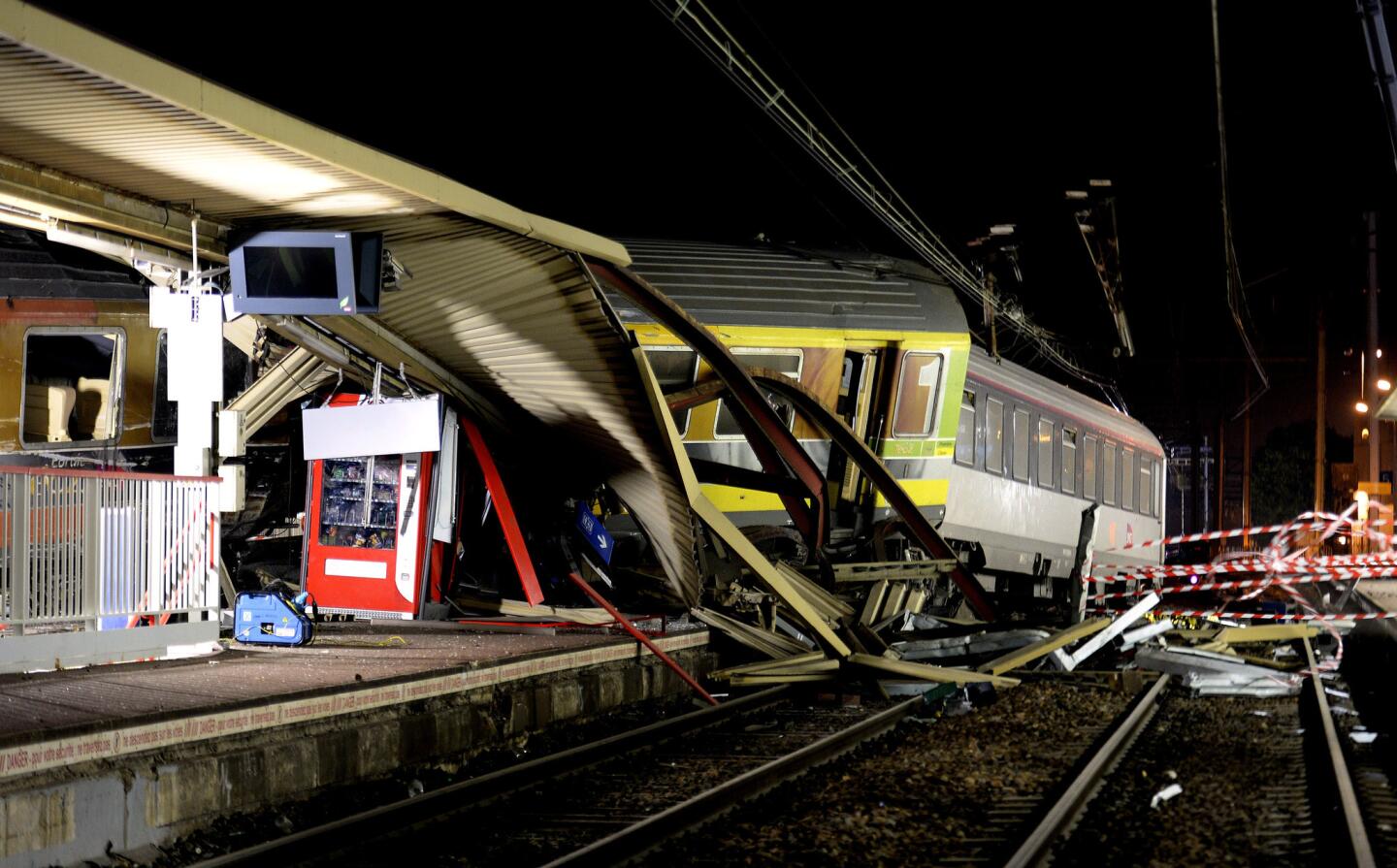 Train derails in France