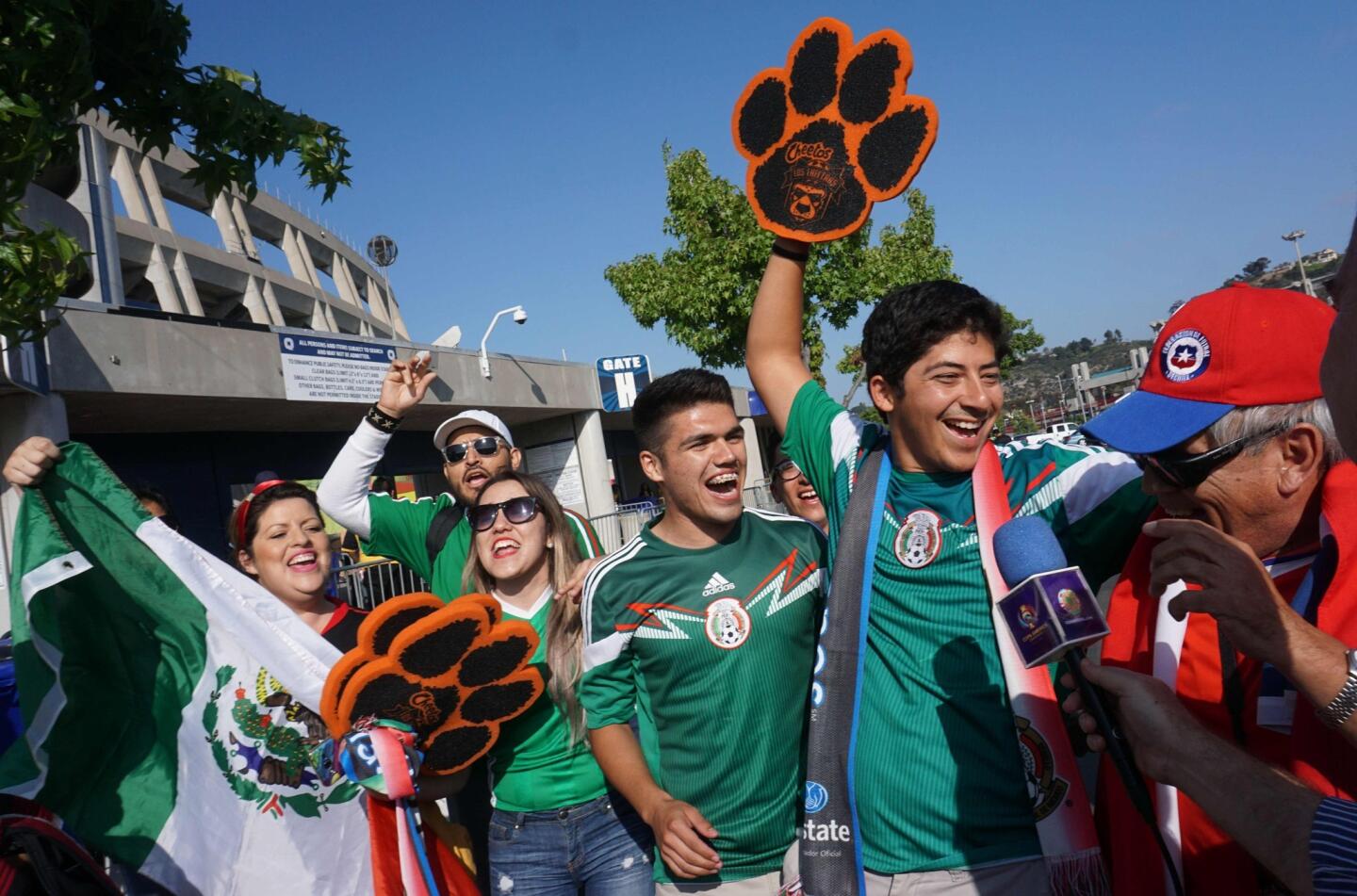 México vs. Chile en fotos