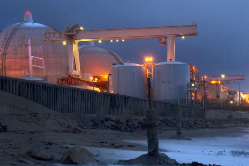 SAN CLEMENTE, CA-MARCH 25, 2014: The San Onofre nuclear generating station shut down in 2013. A recent paper in the National Academy of Sciences says the country now has a choice to abandon nuclear power altogether or embrace the next generation of smaller, more cost-effective reactors, according to the report. (Photo By Allen J. Schaben / Los Angeles Times)