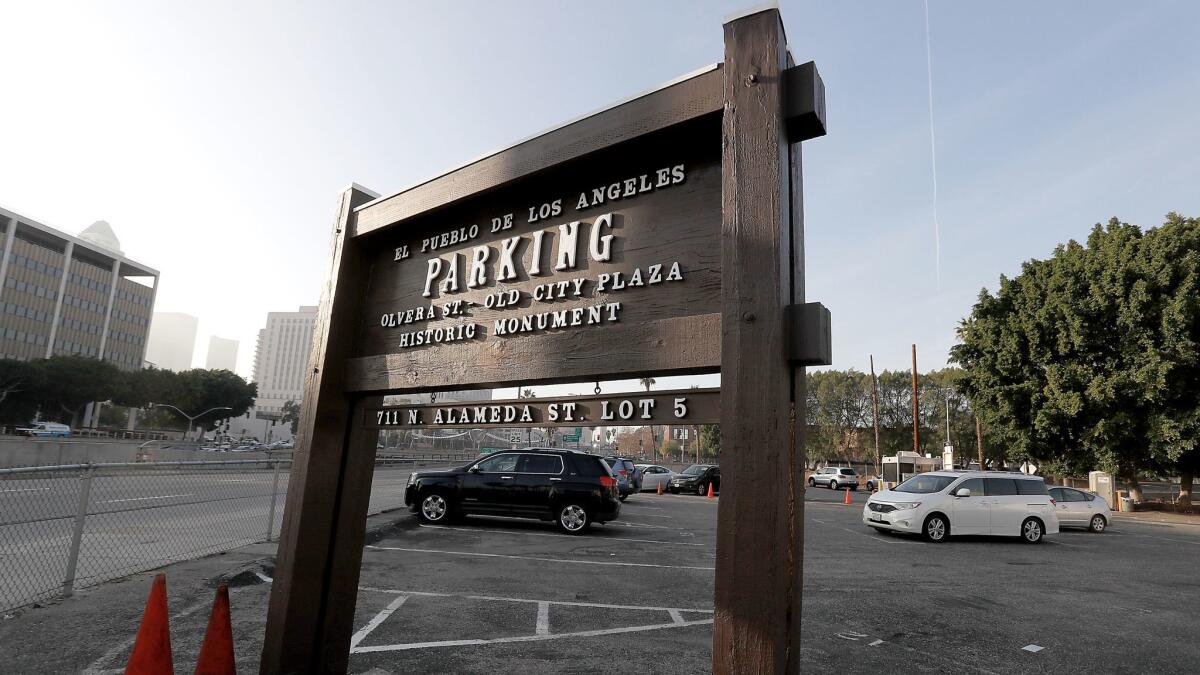 The city plans to build temporary shelter for the homeless on a city-owned lot at the corner of Arcadia and Alameda streets in downtown Los Angeles.