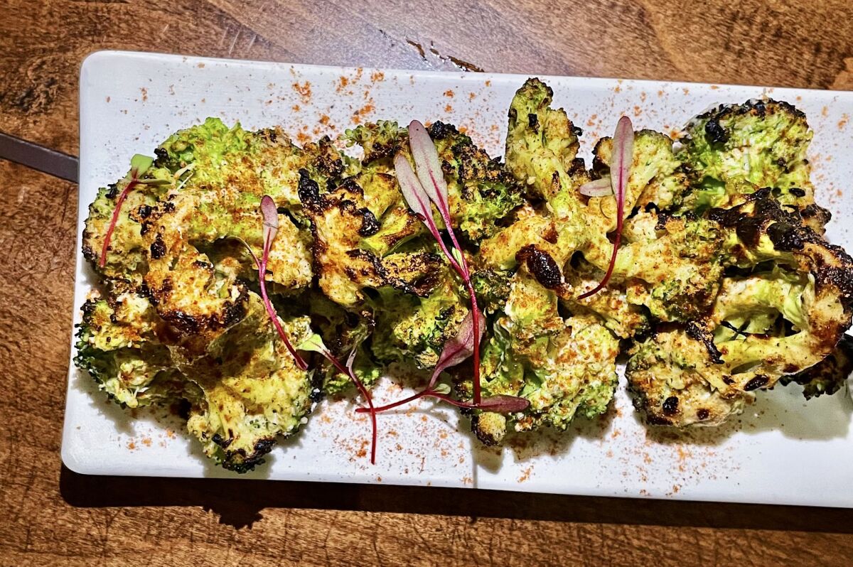 The malai broccoli from Delhi Belly in Alhambra.