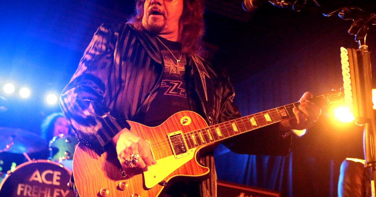 Ace Frehley, founding guitarist with theatrical rock band Kiss, dies at 74