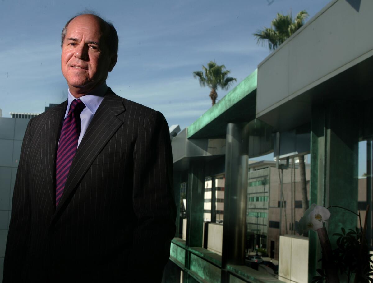 Jeff Berg, former chairman and chief executive of International Creative Management, above in 2005, opened the Century City-based agency Resolution in January 2013.