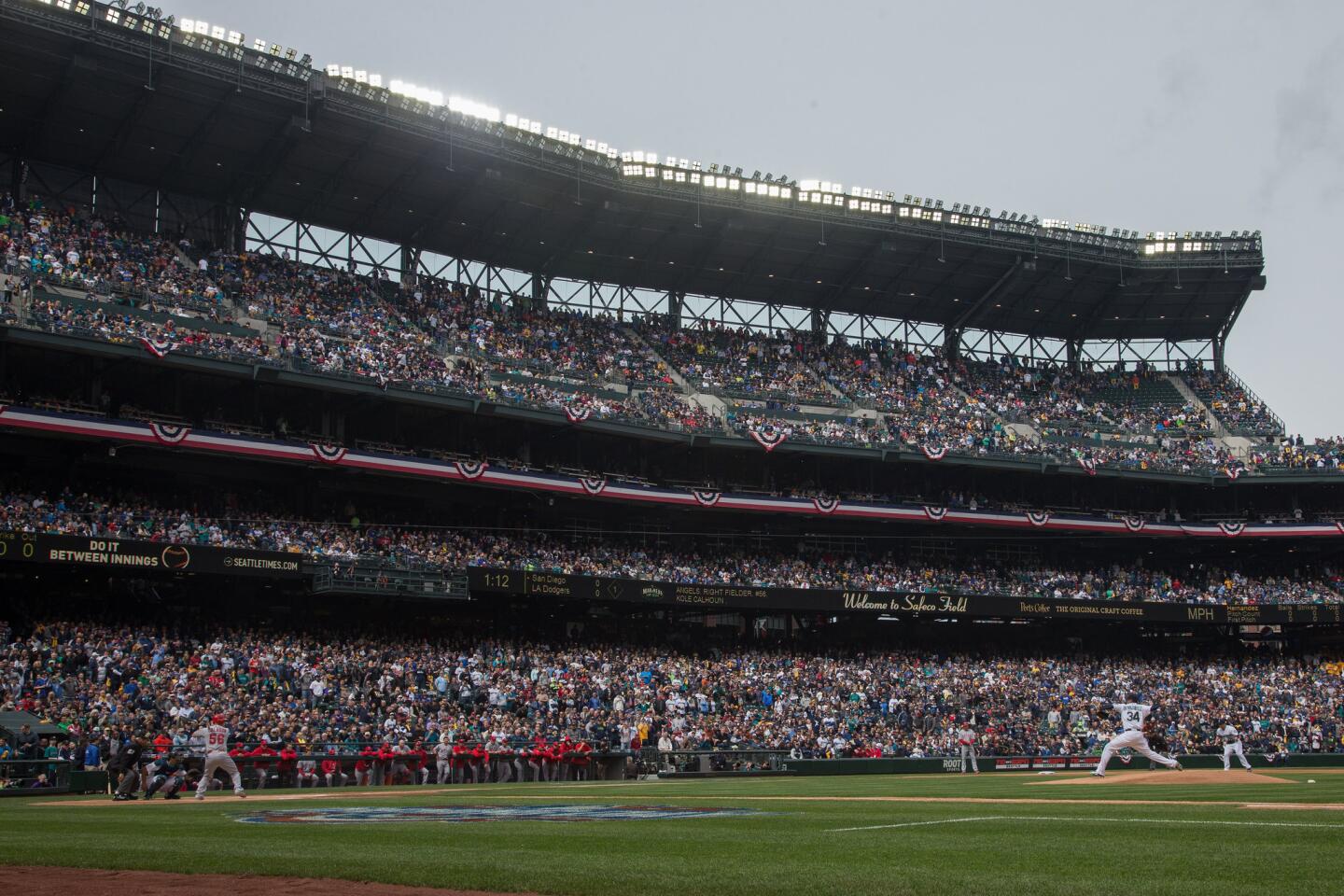 Opening Day at Safeco Field