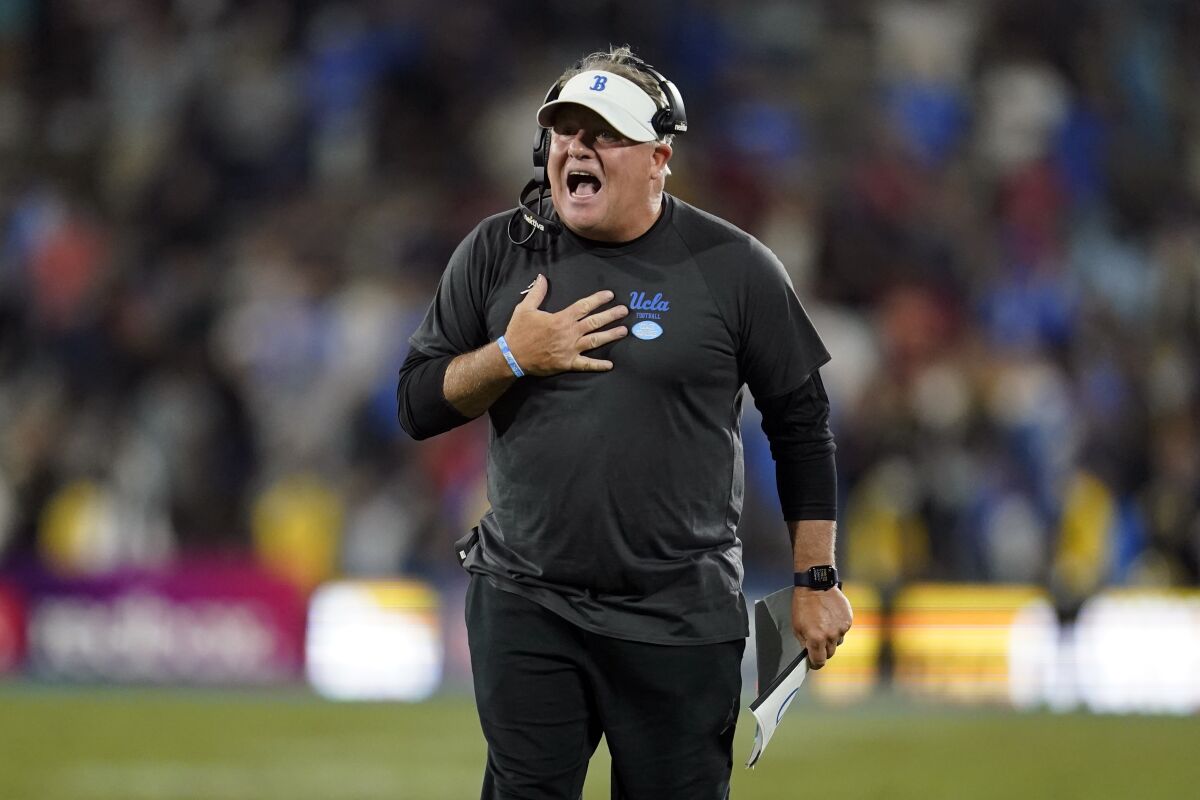 Chip Kelly's job might be safe after UCLA beat Stanford - Los Angeles Times