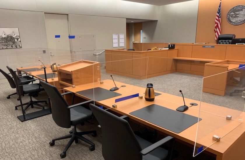 San Diego Superior Court seeks delay in starting criminal jury trials