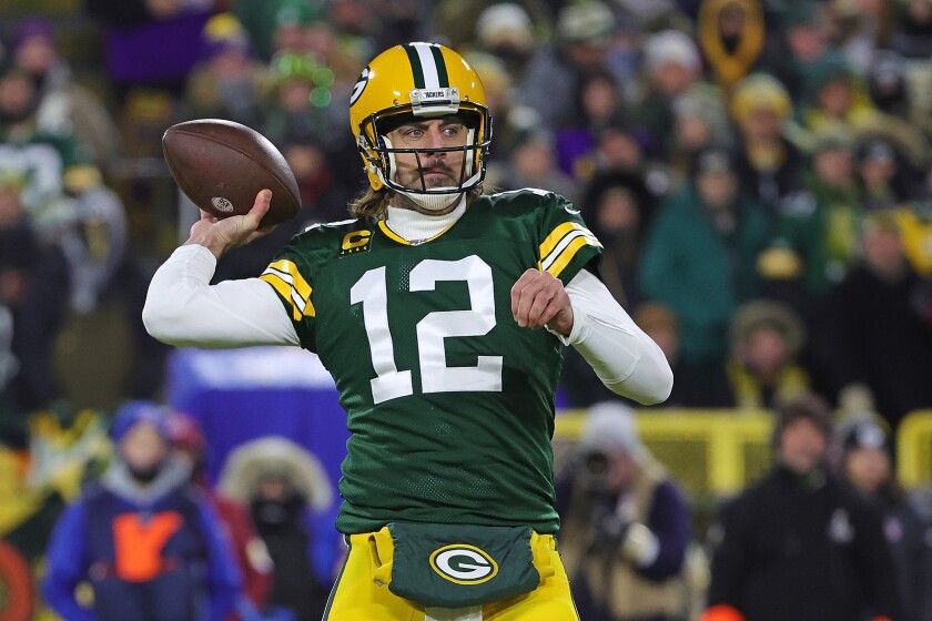 Aaron Rodgers attacks the Minnesota Vikings in Packers' 37-10 victory Sunday at Lambeau Field.