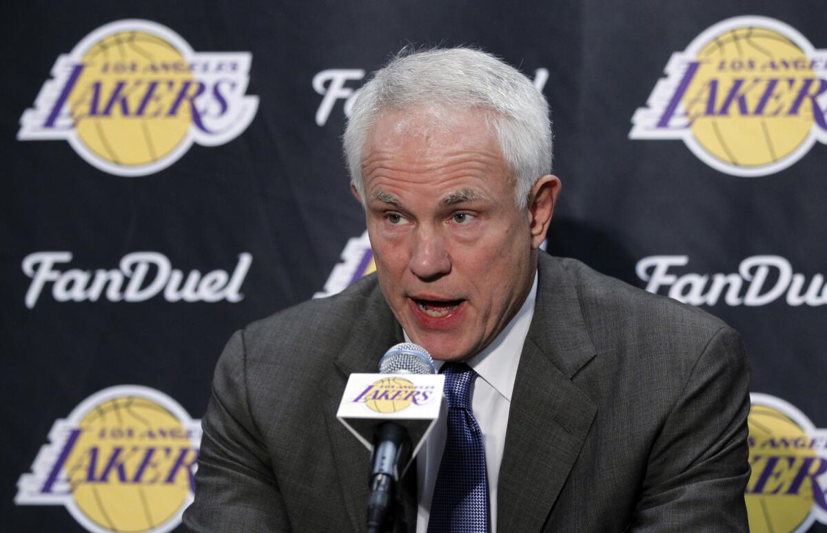 Mitch Kupchak won't say how many games he expects the Lakers to win, but it's safe to say it's more than the 17 they won last season.