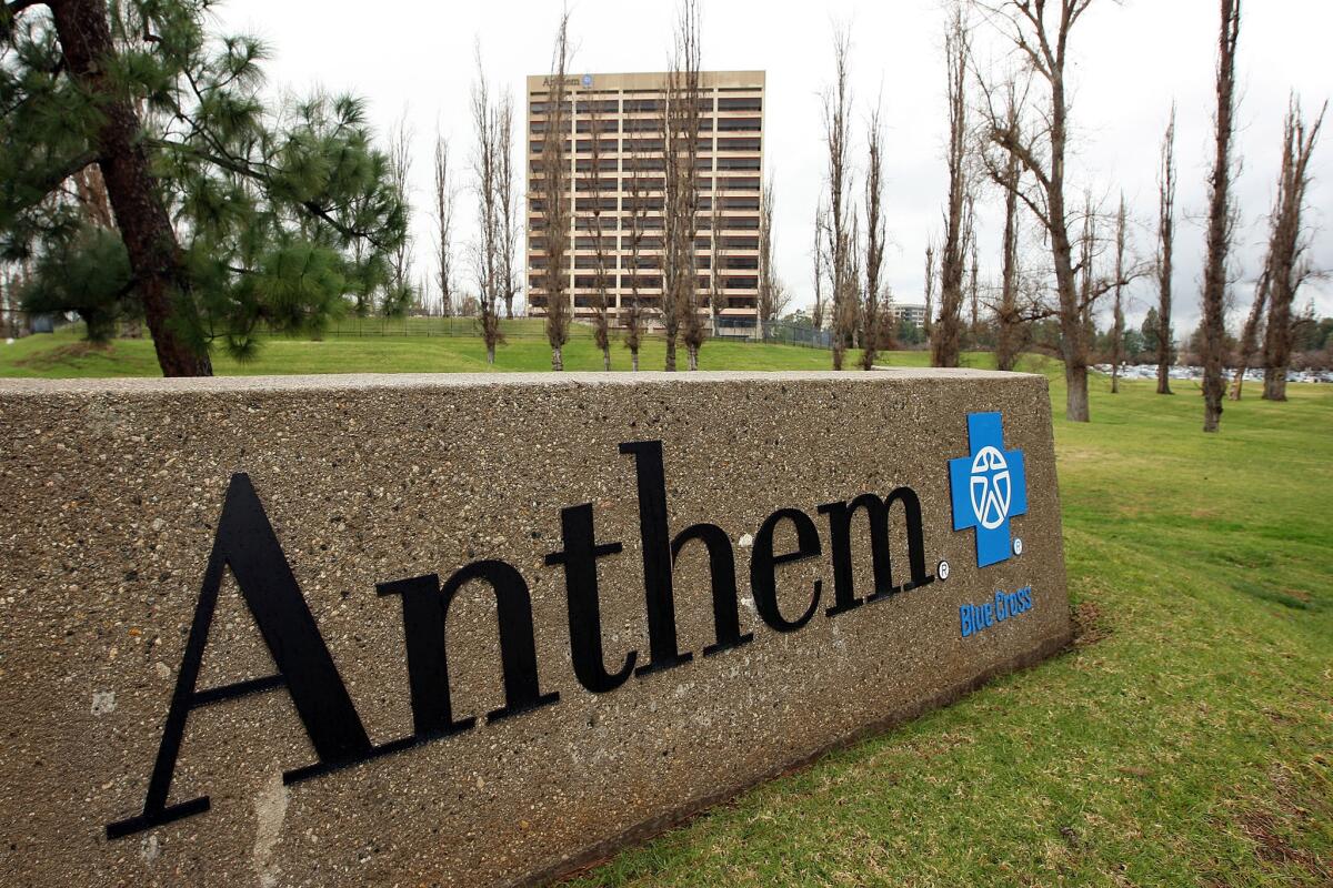 The Anthem Blue Cross headquarters in Woodland Hills.