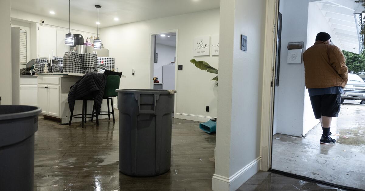 Record rain sent 3 to 4 feet of water rushing into his home. 'There is nothing livable left' - Los A