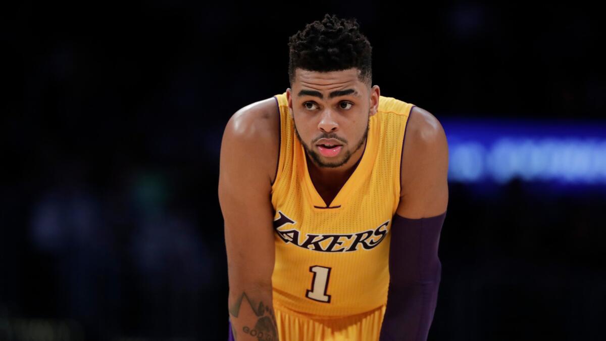 D'Angelo Russell scored 21 points against Denver on Friday night.