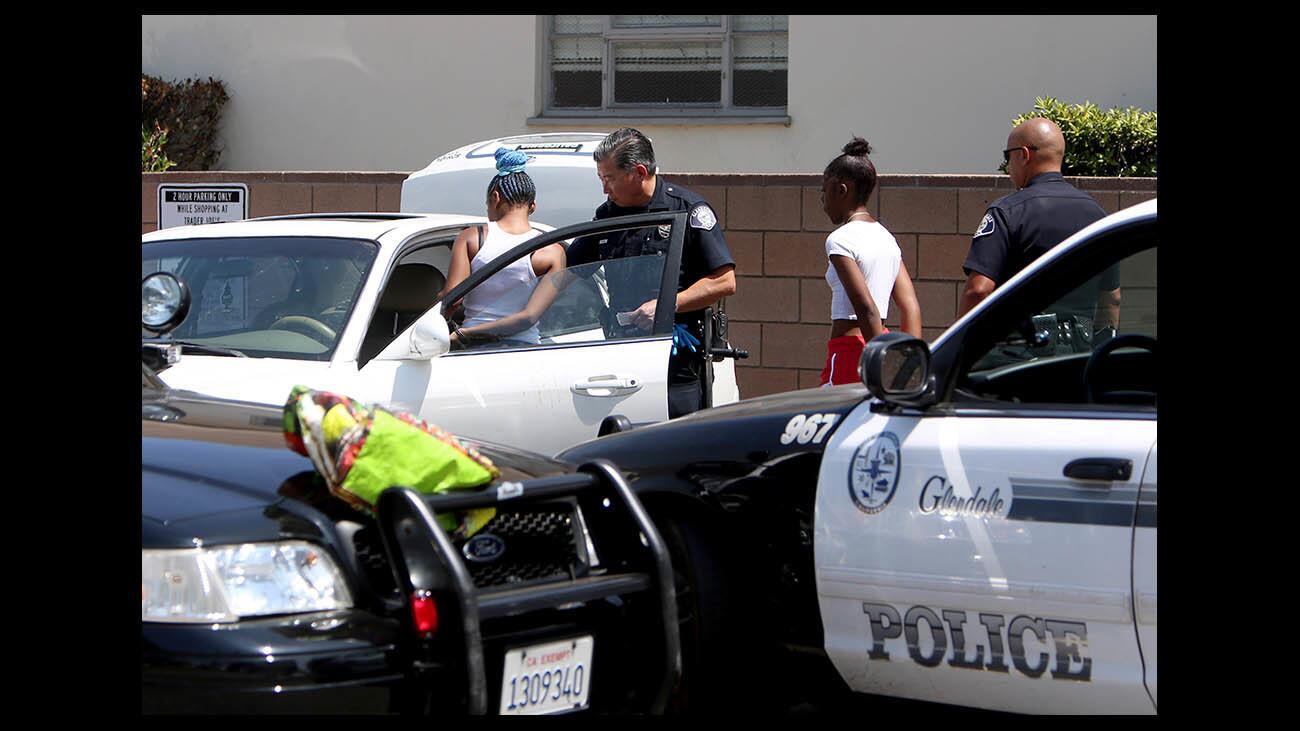 Photo Gallery: Alleged shoplifters taken into custody at Walgreens on Glenoaks and Brand