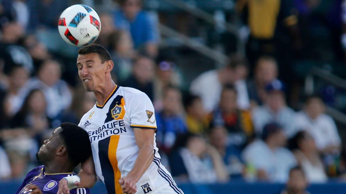 The Galaxy's Daniel Steres will miss the rest of the season with a stress fracture in his back.