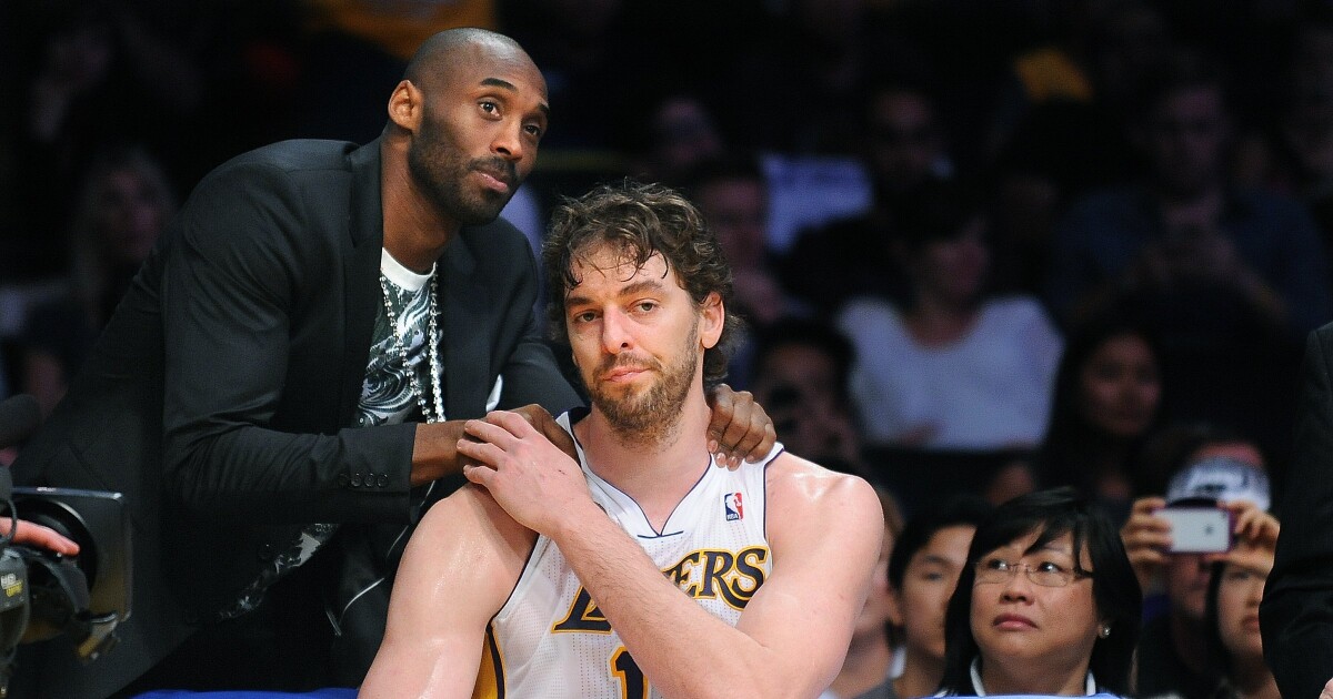 Pau Gasol Reflects On His Brother Kobe Bryant Los Angeles Times