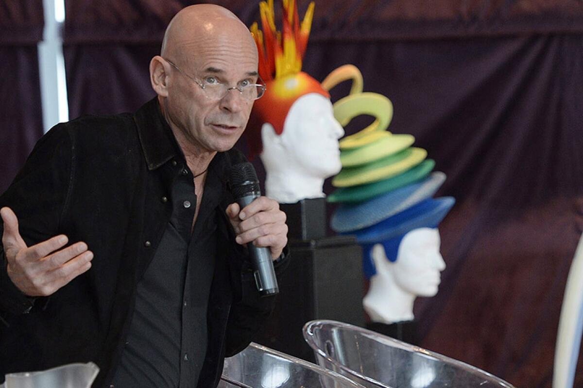 Cirque du Soleil founder Guy Laliberte speaks at a news conference in Montreal in 2015. 