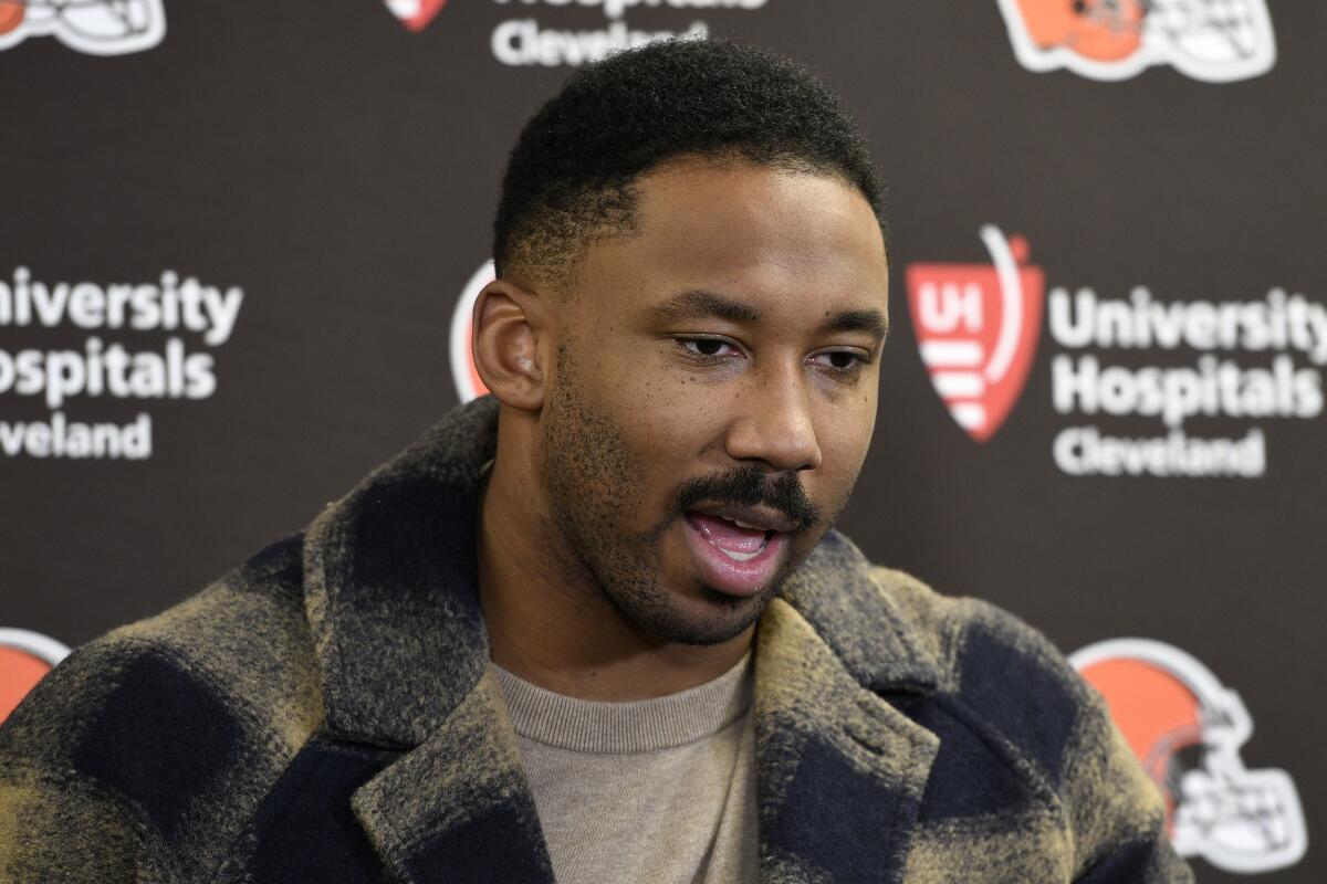 Myles Garrett feels Browns still believe in each other despite record