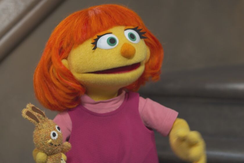"Sesame Street" to introduce Julia in April.