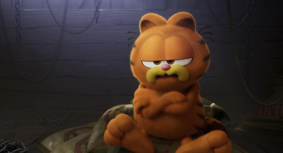 Garfield in the animated "The Garfield Movie." 