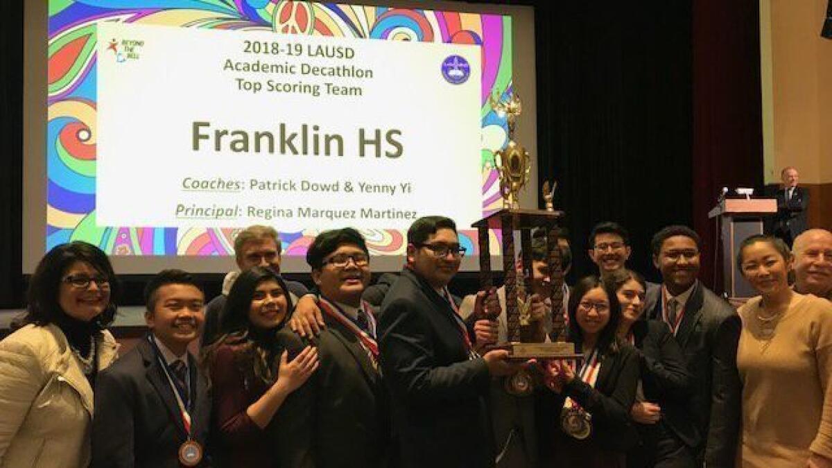Ulysses Grant High School Wins LAUSD Academic Decathlon in a Historic First  – NBC Los Angeles
