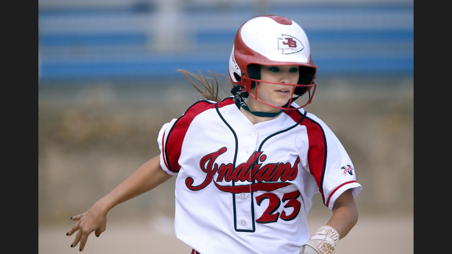 Photo Gallery: Burroughs High School softball takes home game over rival Arcadia High School