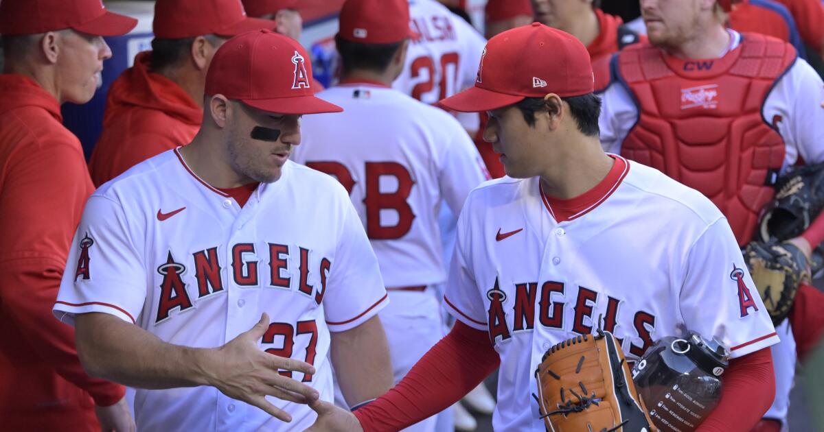 Angels' Mike Trout susceptible to highball. What is going on? - Los Angeles  Times