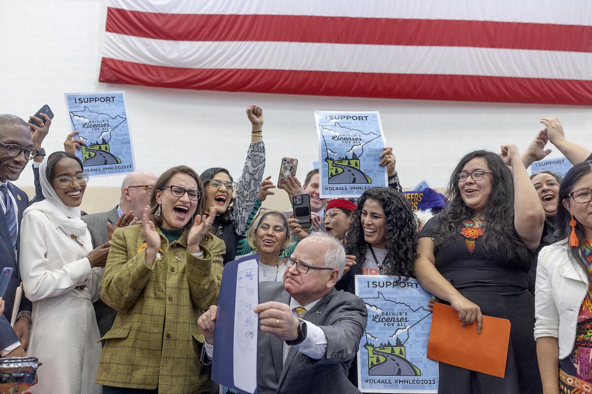 Regardless of immigration status, people in Minnesota can begin applying  for driver's licenses